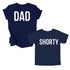 Dad and Shorty Matching Shirts - Navy (2 Set Shirts)