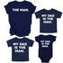Dad and Kids - The Man/My Dad Is The Man - Multiple Colors