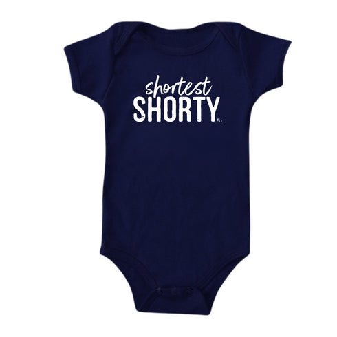 Dad, Mom, Shorty Matching T-shirt Set - Navy