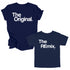 Parent + Child Outfits - The Original The Remix® (navy shirt) Set of 2