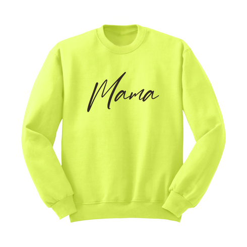 Women's Pullover - Mama (Script) Design