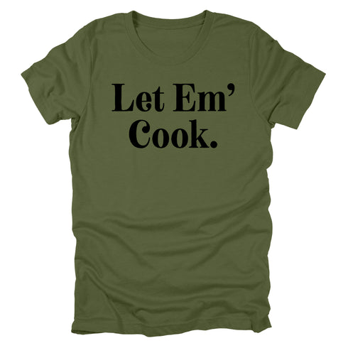 Let Em' Cook- Thanksgiving Family Matching T-shirt  Kids and Adult ( Multiple Options and Colors)