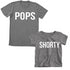 Daddy's Baby Girl Dad Matching Set - Pops and Shorty© (grey)
