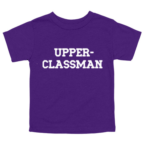 Back to School- "UPPER-CLASSMAN" Kids Multiple Color T-shirt