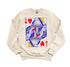 Queen of Hearts - Adult and child Sweatshirt Option (Multiple Colors)