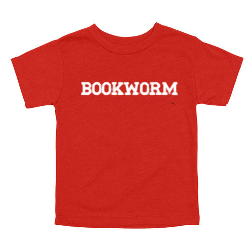 Back to School- "Bookworm" Kids Multiple Color T-shirt