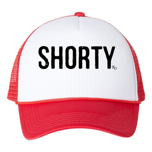 Family Hats - Moms, Pops, Shorty (red/white)