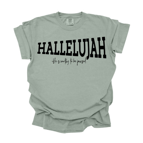 Hallelujah Megaphone - Adult T-shirt/Comfort Colors