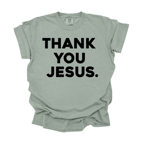 Thank You Jesus - Adult T-shirt/Comfort Colors