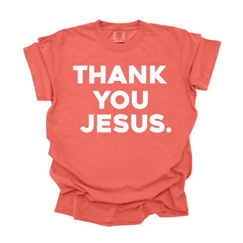 Thank You Jesus - Adult T-shirt/Comfort Colors