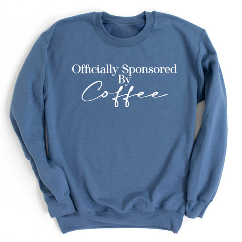 Coffee Collegiate Pullover - Officially Sponsored by Coffee Sweatshirt