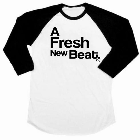 Matching Mommy, Daddy & Kids - The Original The Remix® Set - Unisex Baseball (Raglan) Black/White