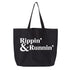 Rippin' & Runnin' - Tote Bag (Black)