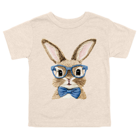 Vintage Easter Bunny with/Blue Bow Tie - Child/Adult T-shirt