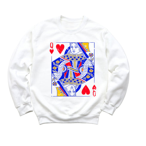 Queen of Hearts - Adult and child Sweatshirt Option (Multiple Colors)