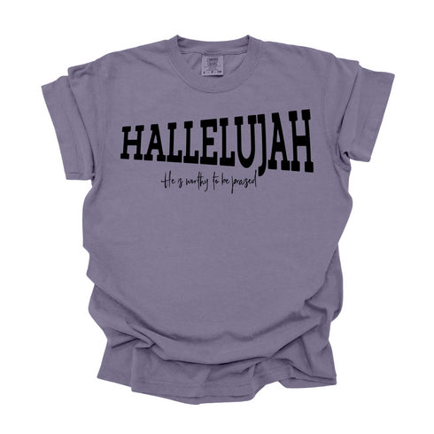 Hallelujah Megaphone - Adult T-shirt/Comfort Colors