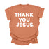 Thank You Jesus - Adult T-shirt/Comfort Colors