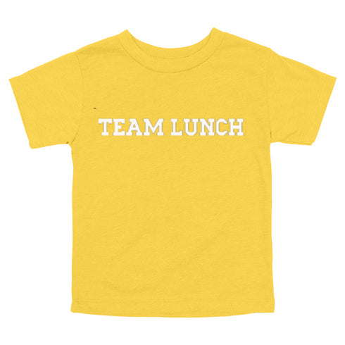 Back to School- "Team Lunch" Kids Multiple Color T-shirt