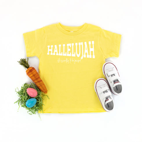 Hallelujah Megaphone- Child/Adult T-shirt