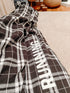 Women's Lounge/ PJ Pant - Red and Black Plaid Options / multiple design options