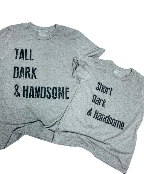 Boy Clothing, Toddler + Kids Tee - Short Dark and Handsome