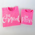 The Original The Remix The Encore® Curvy Script Sweatshirts- Highlighter Pink