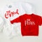 The Original The Remix The Encore | Matching Tshirt Set | Red and White | Mommy and Me | Unisex Tops | Kaans Designs