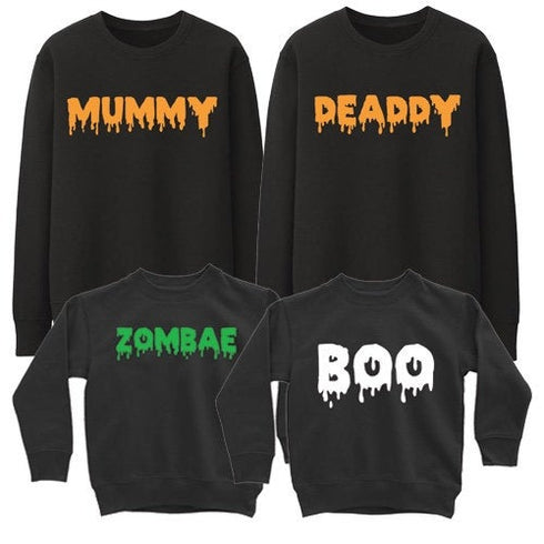 Family - Matching Trick or Treat Halloween Set (Pullover)