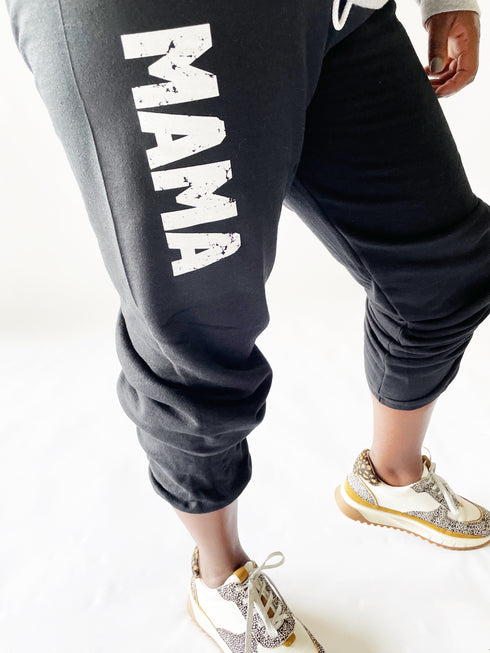 Mama Boyfriend Sweatpants (Black and Grey Option)