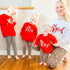 The Original, Remix, and Encore® - Curvy Font Script - Red and White Sweatshirts