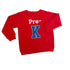 Custom Pre-K Chenille Patch and Print Sweatshirt