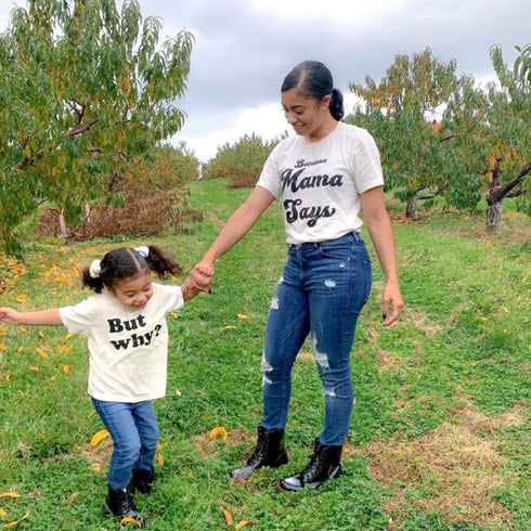 mama tops and tees matching mini