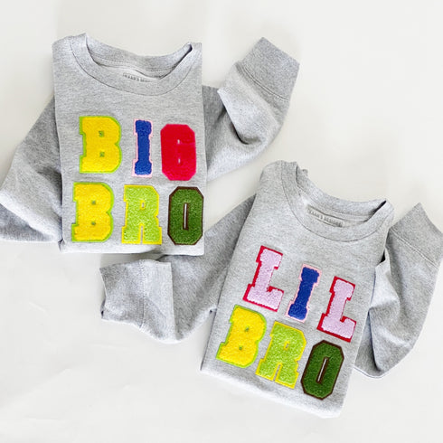 Matching Family - Letter Patch - Custom Pullover