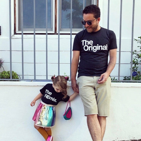 Girl Dad Clothing, Matching Dad, Daddy's Girl, Toddler Daughter, Daddy Daughter, Birthday Gift, Matching Set, The Original, The Remix, Daddy's Girl