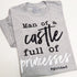 Girl Dad/Daddy's Girl Adult Shirt - Man of a Castle Full of Princesses