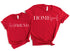 Mommy and Me Set - Homegirl and Girlfriend Red Sweatshirts or T-shirt