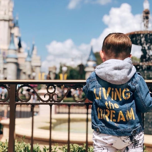 Kids Denim Jacket -Living the Dream