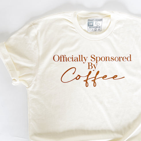 coffee, shirt, blouse, womens clothing, tops, tees, gift for friend, cup of joe, java, coffee shop, funny coffee shirt, officially sponsored by coffee, gift for sister, teacher, nurse