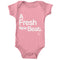 pink baby onesie or baby bodusuit for newborn babies to go with the original the remix matching family shirts, cute onesie for gender reveal announcements