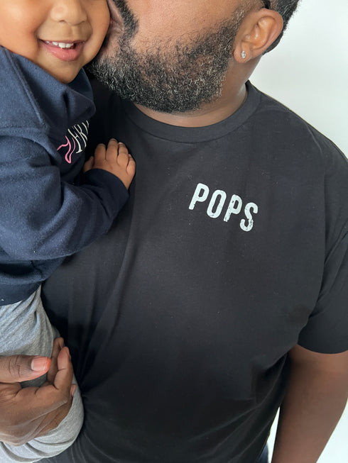 Dad of 3 Kids | Family Man | Father of the Year | Protector Dad | Gift for Him | Pocket Style Tshirt | Black and White Shirt | Mens Clothing | Pops | Grandfather