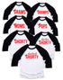 Matching Christmas Shirts - Shorty Raglan Set