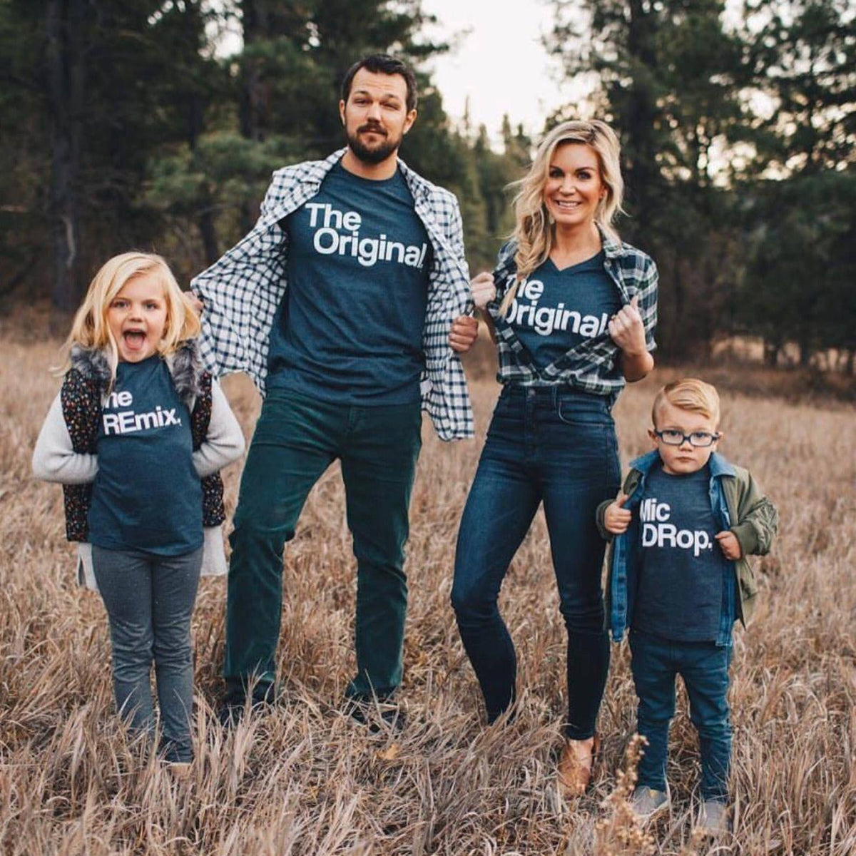 The Original Family Matching Shirt Set - Navy – KaAn's Designs