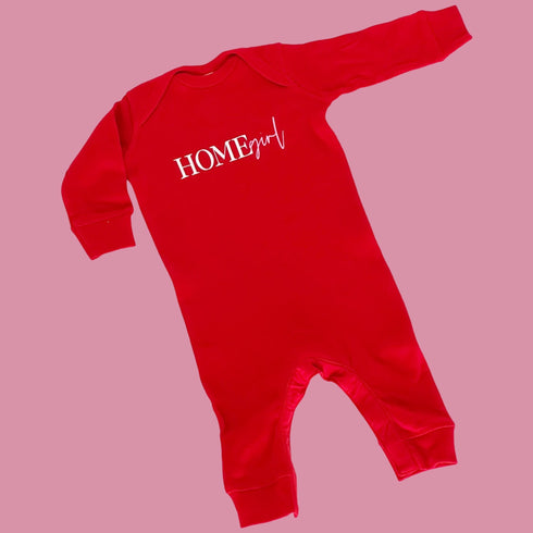 Mommy and Me Set - Homegirl and Girlfriend Red Sweatshirts or T-shirt