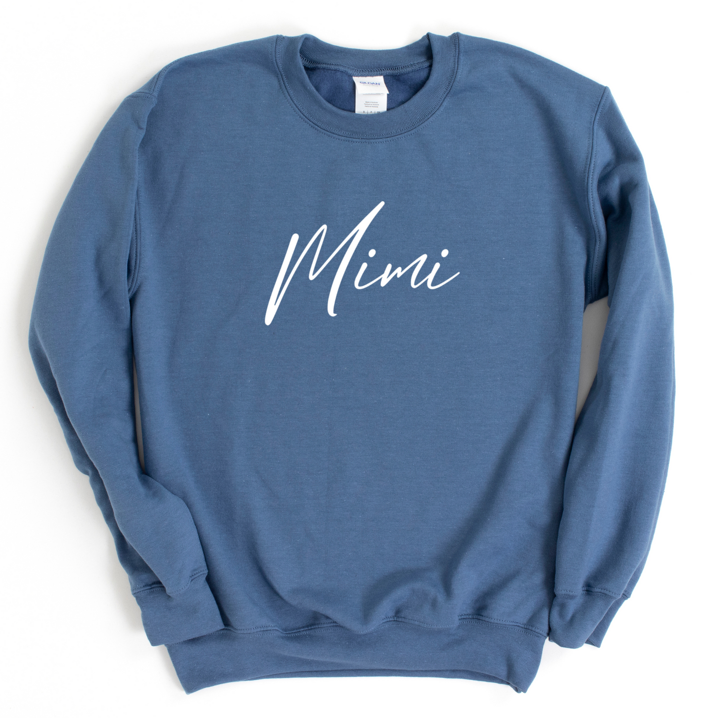 Mimi Script Collegiate Sweatshirt (Multiple Colors) – KaAn's Designs